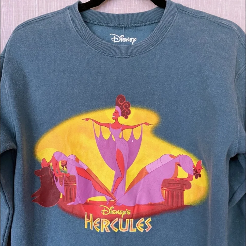 Disney Graphic Of The Muses From Hercules Sweatshirt. Medium - Picture 2 of 8